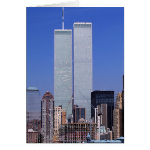 New York, USA. Twin towers of the famous World