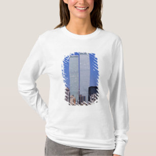New York, USA. Twin towers of the famous World T-Shirt