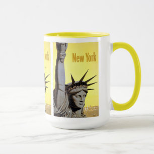 New York USA Vintage Travel mugs