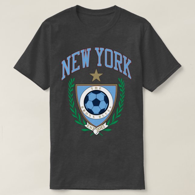 New York Varsity Style T-Shirt (Design Front)