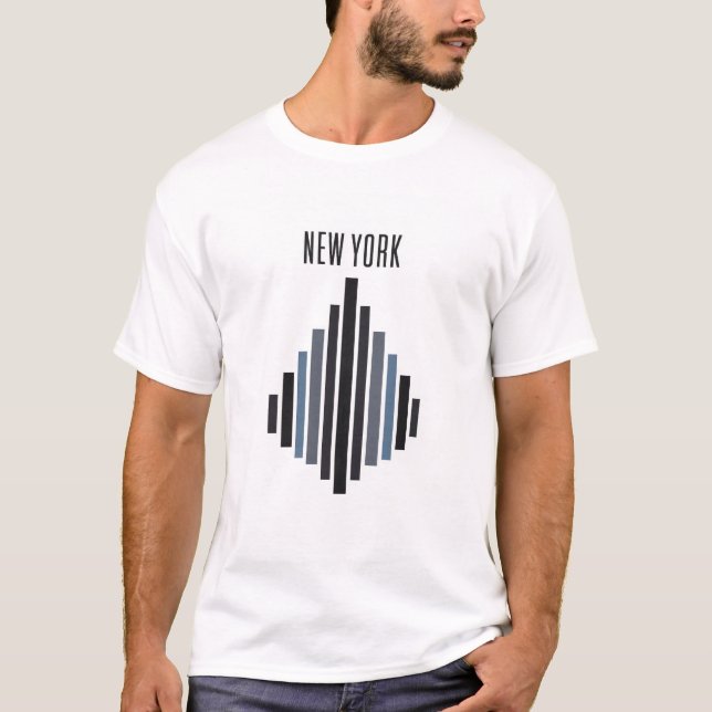 NEW YORK — Vertical Rhythm T-Shirt (Front)