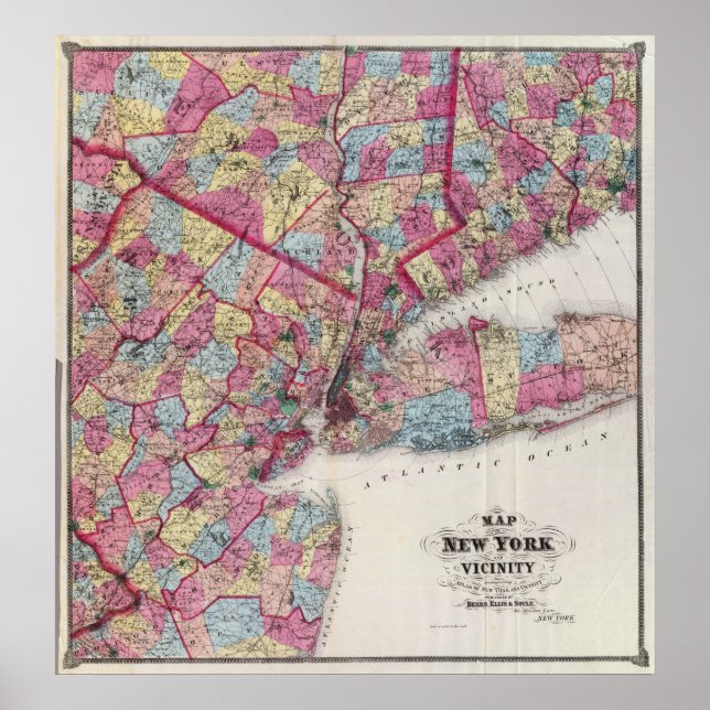New York & vicinity Poster (Front)