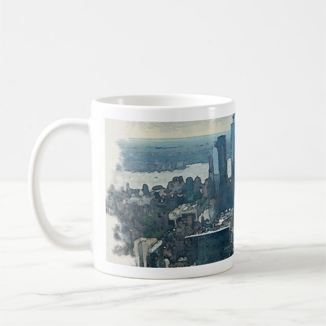 New York View  Coffee Mug (Left)