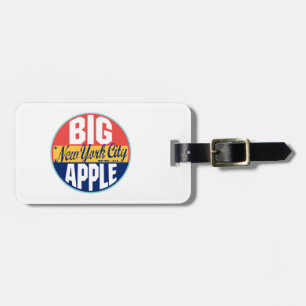 New York Vintage Label Luggage Tag