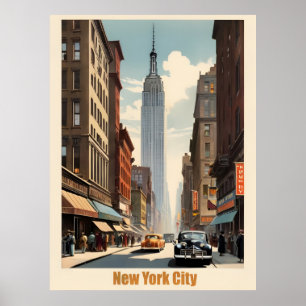 New York vintage poster