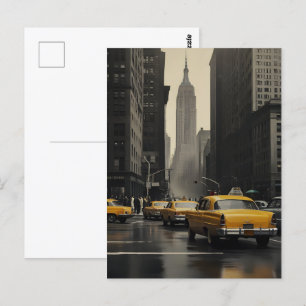 New York vintage poster Postcard