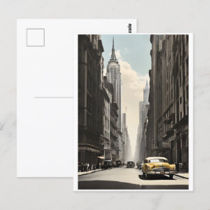 New York vintage poster Postcard