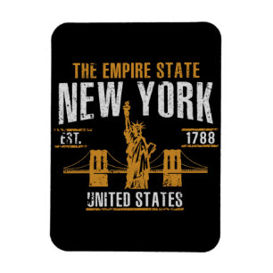 New York ,vintage,retro,america,united states, Magnet