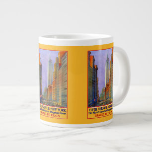 New York Vintage Travel Poster mugs