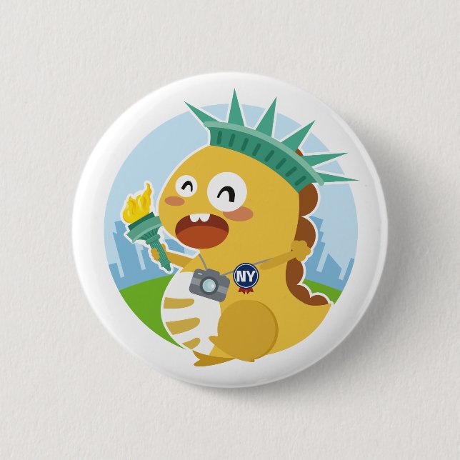 New York VIPKID Button (Front)