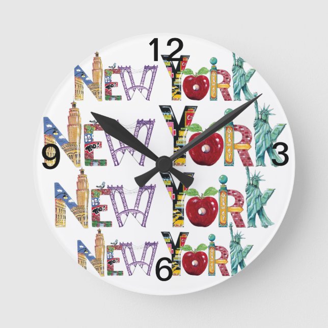 New York Wall Clock (Front)