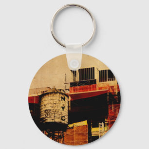 New York water tower keychain