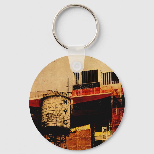 New York water tower keychain (Front)