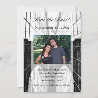 New York Wedding NYC Brooklyn Bridge Invitation