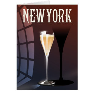 New York Wine travel poster
