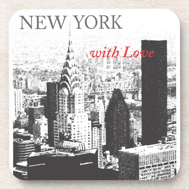 New York with Love Coaster (Front)