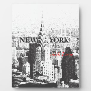 New York with Love Display Plaque