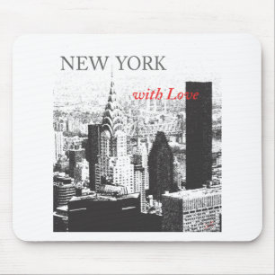 New York with Love Mouse Pad