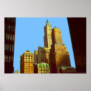 New York Woolworth Building - Digital Art Print