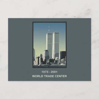 New York World Trade Centre Postcard