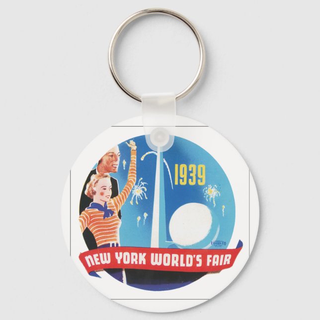 New York World's Fair 1939 Key Ring (Front)