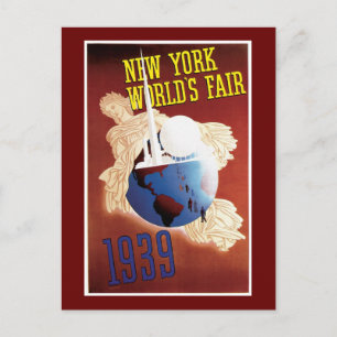 "New York World's Fair 1939" Vintage Postcard