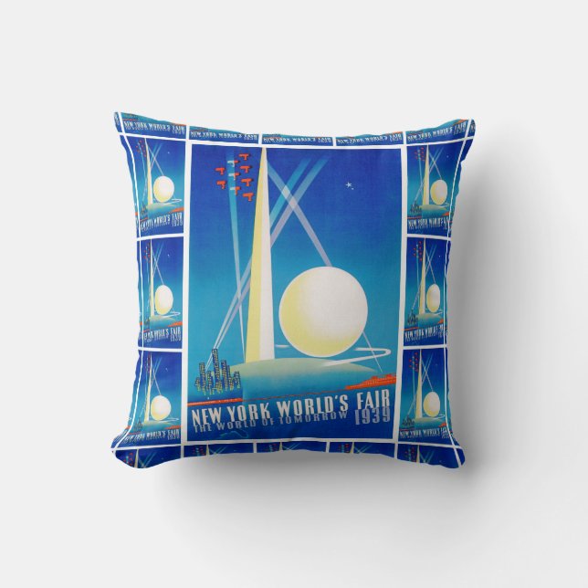 New York World's Fair Cushion (Front)
