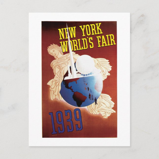 New York World's Fair (Globe) Postcard (Front)
