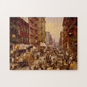 New York- Years gone by circa 1891. Jigsaw Puzzle