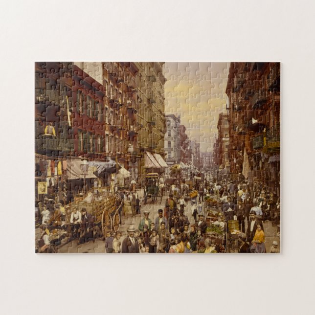 New York- Years gone by circa 1891. Jigsaw Puzzle (Horizontal)