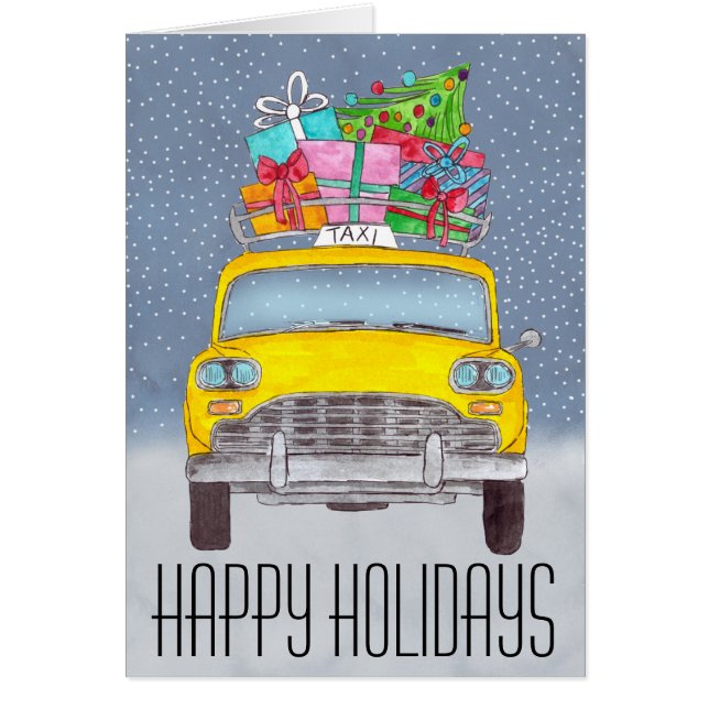 New York Yellow Cab Christmas Gifts (Front)