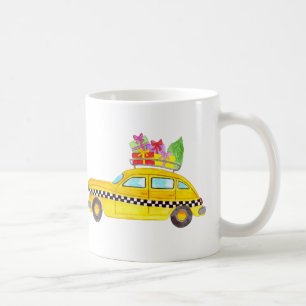 New York Yellow Cab Taxi Christmas Gifts Coffee Mug