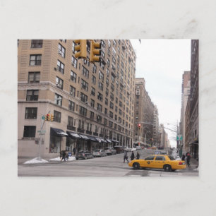 New York Yellow Taxi Postcard