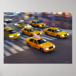 New York Yellow Taxi's Poster