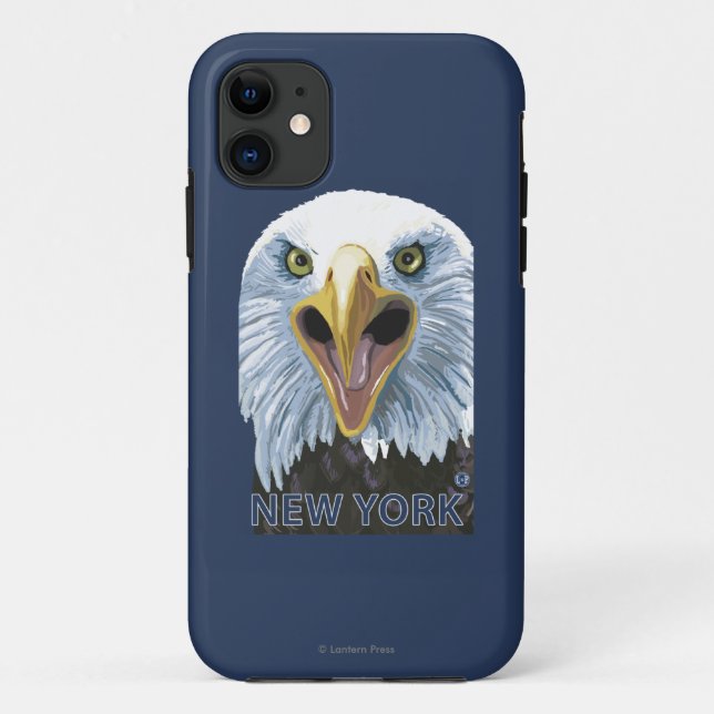 New YorkEagle Up Close Case-Mate iPhone Case (Back)