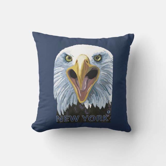 New YorkEagle Up Close Cushion (Front)