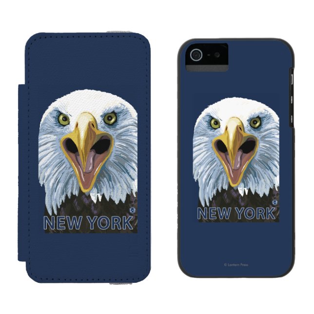 New YorkEagle Up Close Incipio iPhone Wallet Case (Side by Side)