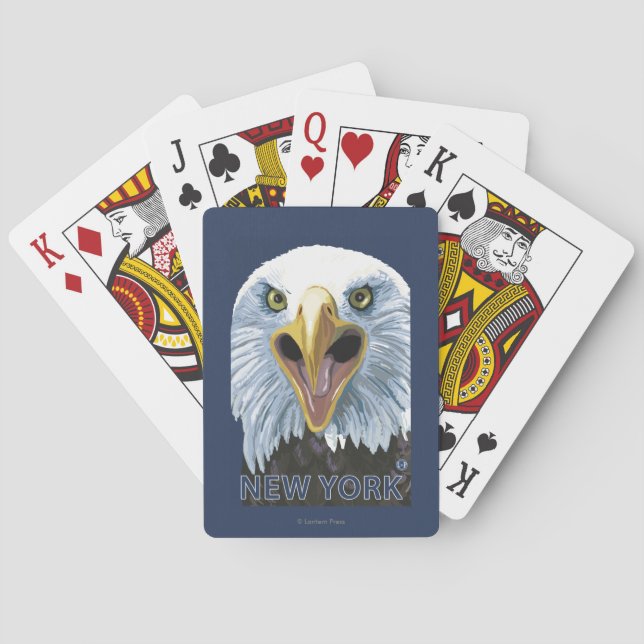 New YorkEagle Up Close Playing Cards (Back)
