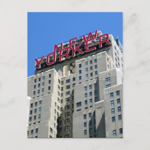 new yorker bldg postcard