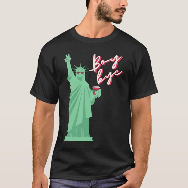 New Yorker Boy Bye Andy Gov Cool Coffee T-Shirt (Front)