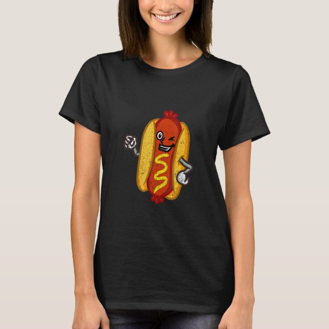 New Yorker Hot Dog Foodie   T-Shirt (Front)