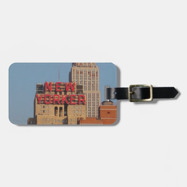 New Yorker Luggage Tag (Front Horizontal)