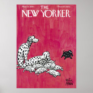 NEW YORKER MAGAZINE 1935 POSTER