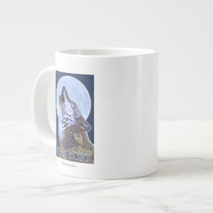 New YorkHowling Wolf Large Coffee Mug