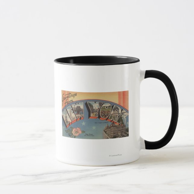 New YorkLarge Letter ScenesNew York State Mug (Right)