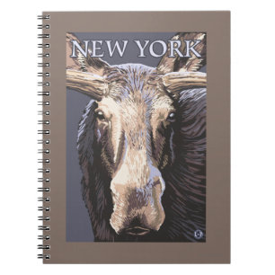 New YorkMoose Up Close Notebook