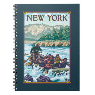 New YorkRiver Rafting Scene Notebook