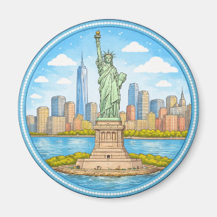 New York's Statue Of Liberty Magnet