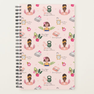 New You   New Year Resolutions Girly Illustrative Planner