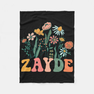New Zayde Wildflower First Birthday & Baby Sho Fleece Blanket